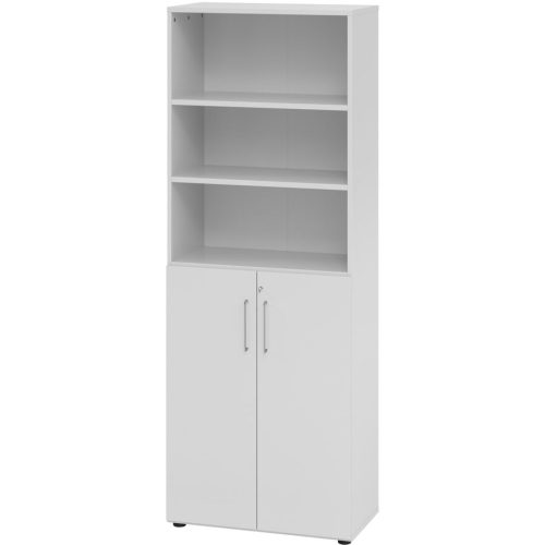 Hammerbacher, Hammerbacher Schrank V968T3/5/5/BS Grau 80 x 42 x 215,4 cm