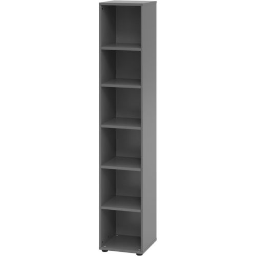 Hammerbacher, Hammerbacher Schrank V964RE/G Grau 40 x 40 x 215,4 cm