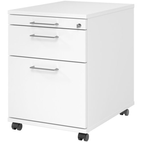 Hammerbacher, Hammerbacher Rollcontainer 58cm,1Schub,1HR, Schl.BS Weiss