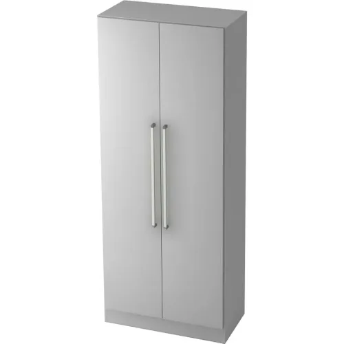 Aktenschrank Office Grau Holz 80 cm 42 cm 200.4 cm - Material: Holzwerkstoff - Aktenschrank