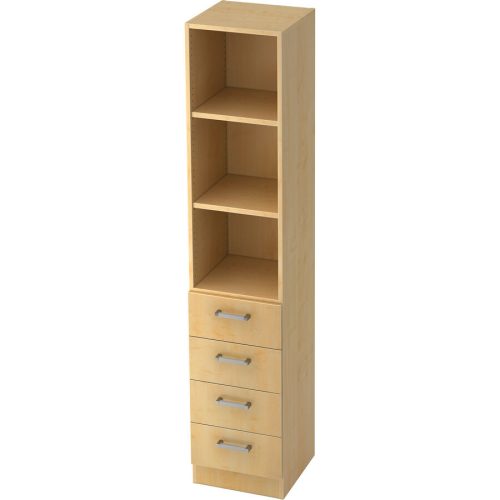 Regal Office Holz 40.6 cm 200.4 cm - Farbe: Ahorn - Material: Holzwerkstoff - Regal