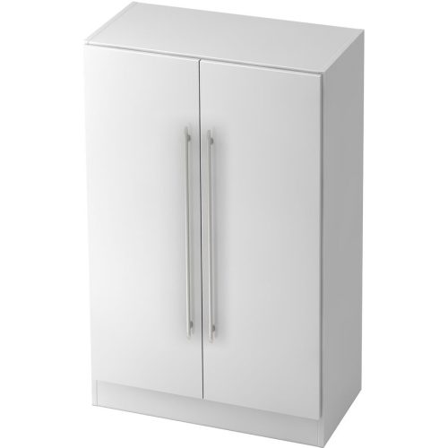 Aktenschrank Office Weiss Holz 80 cm 42 cm 127 cm - Material: Holzwerkstoff - Aktenschrank