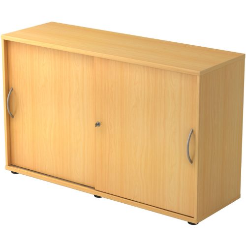 Aktenschrank Office Braun Holz 120 cm 40 cm 74.8 cm - Farbe: buche - Material: Holzwerkstoff - Aktenschrank