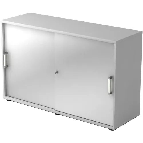 Hammerbacher, Hammerbacher Schiebetürschrank 2OH 120cm CE Grau/Silber