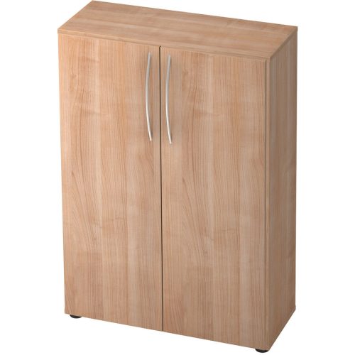 Schrank Office Braun Holz 80 cm 34.6 cm 114.4 cm - Farbe: Nussbaum - Material: Holzwerkstoff - Schrank