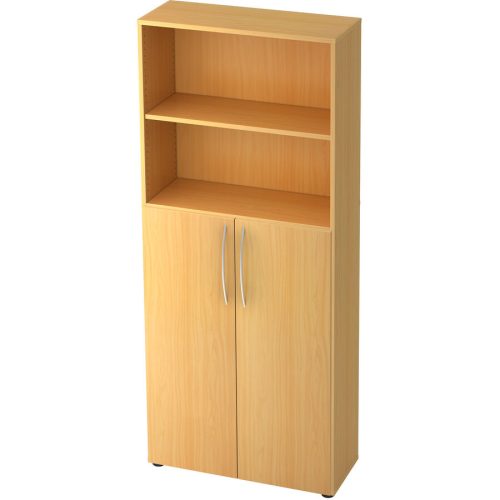 Regal Office Braun Holz 80 cm 188 cm - Farbe: buche - Material: Holzwerkstoff - Regal
