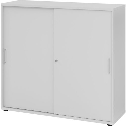 Hammerbacher, Hammerbacher Schrank V1753S/5/5/BS Grau 120 x 40 x 110 cm