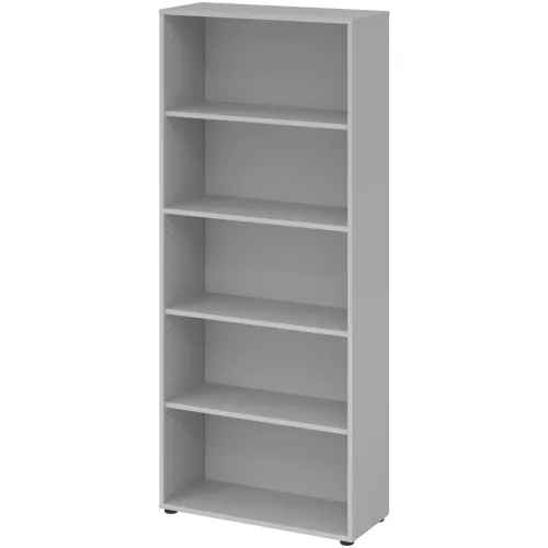 Hammerbacher, Hammerbacher Regal Matrix Lichtgrau 800 x 330 x 1.880 mm