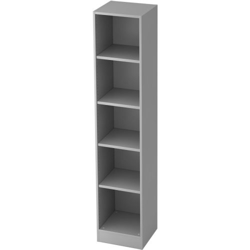 Hammerbacher, Hammerbacher Regal 5FH Grau 406 x 400 x 2.004 mm