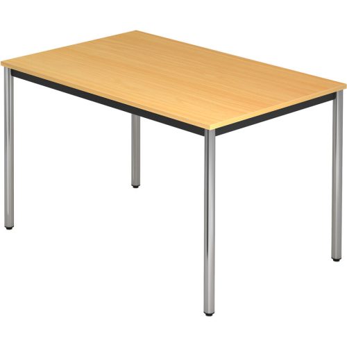 Besprechungstisch Office Braun Holz 120 cm - Farbe: buche - Material: Holzwerkstoff - Besprechungstisch