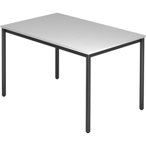 Besprechungstisch Office Grau Holz 120 cm - Material: Holzwerkstoff - Besprechungstisch