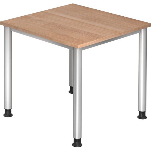 Schreibtisch Office Braun Holz 80 cm - Farbe: Nussbaum - Material: Holzwerkstoff - Schreibtisch