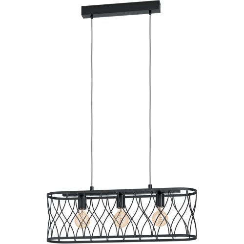 Eglo Pendellampe Giltspur Schwarz Stahl 18 cm 110 cm - Pendellampe