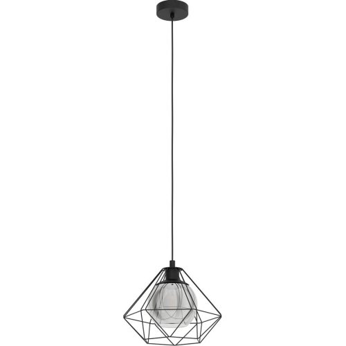 Eglo Pendellampe Vernham Schwarz Stahl 32.5 cm 110 cm - Pendellampe