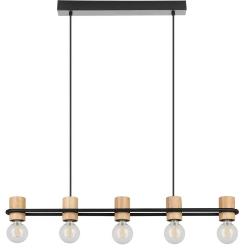 Eglo Pendellampe Chieveley Schwarz Stahl 8.5 cm 110 cm - Pendellampe
