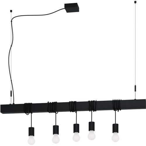 Eglo Pendellampe Townshend-B Schwarz Stahl 9.5 cm 200 cm - Pendellampe