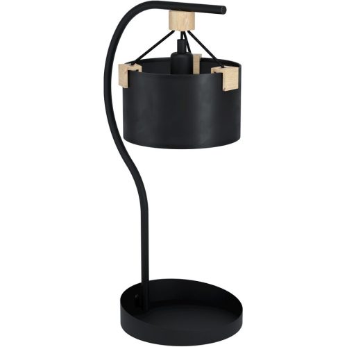 Eglo Tischlampe Potosi Schwarz Stahl 23 cm 65 cm - Tischlampe