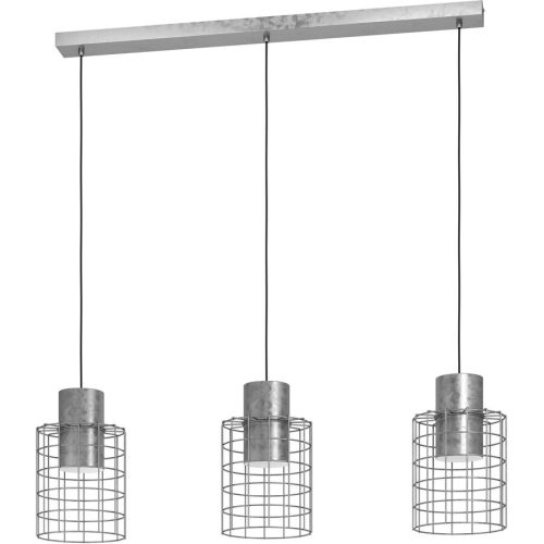 Eglo Pendellampe Milligan Stahl 20 cm 110 cm - Farbe: Verzinkt - Pendellampe