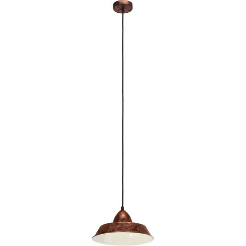 Eglo Pendellampe Auckland Kupfer Stahl 26 cm 110 cm - Farbe: kupfer antik - Pendellampe