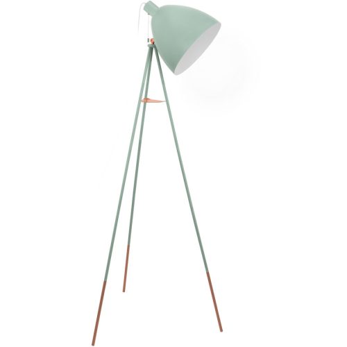 Eglo Stehlampe Dundee Grün/Blau Stahl 60 cm 135.5 cm Drehbar/Neigbar - Farbe: Mint - Stehlampe