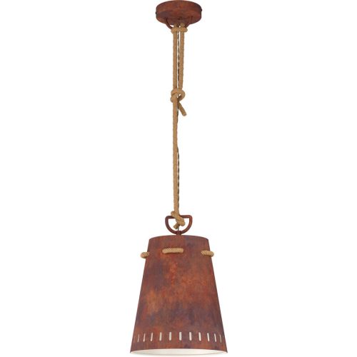 Eglo Pendellampe Meopham Rot Stahl 24 cm 110 cm - Farbe: rost - Pendellampe