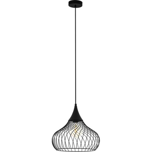 Eglo Pendellampe Staverton Schwarz Stahl 36.5 cm 110 cm - Pendellampe