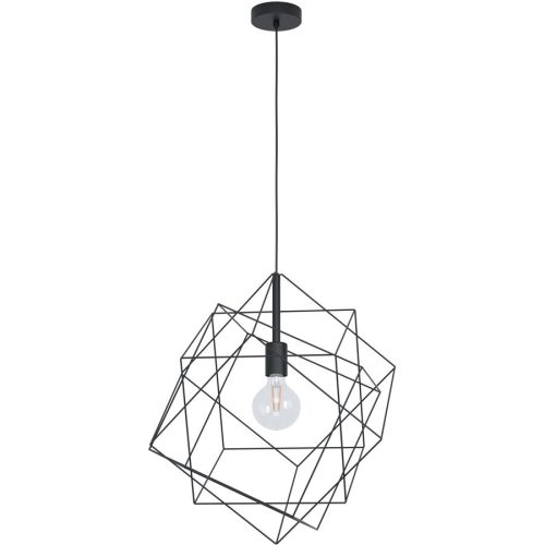 Eglo Pendellampe Straiton Schwarz Stahl 51.5 cm 110 cm - Pendellampe
