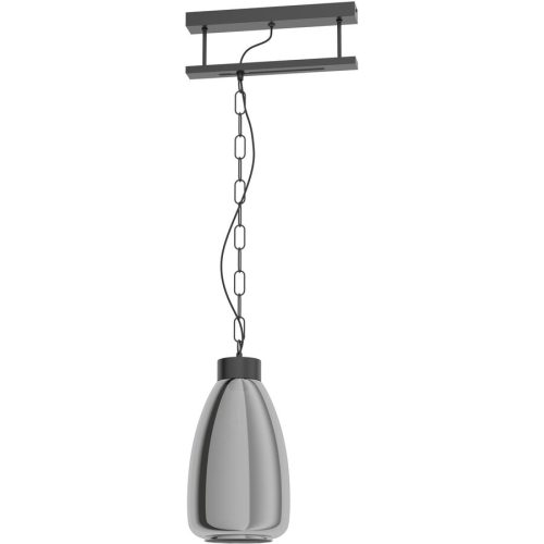 Eglo Pendellampe Brickfield Schwarz Stahl 20 cm 108.5 cm - Pendellampe