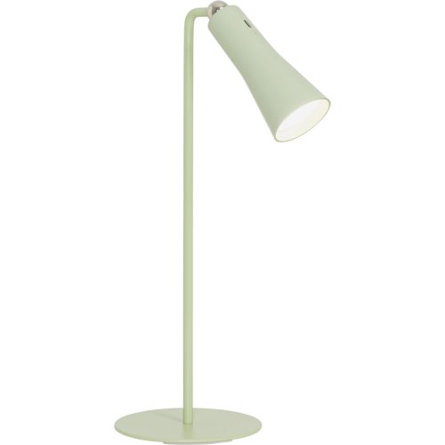 Tischlampe Banten Grün Kunststoff/Metall 12 cm 14 cm - Farbe: Olivgrün - LED - Lichtfarbe: Helles Neutralweiss - Material: Metall/Kunststoff -