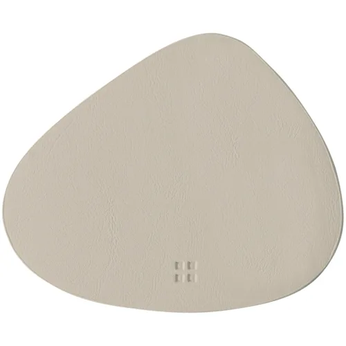 LIVIQUE, Untersetzer Ambiente Beige Kunststoff 11.5 cm - Farbe: sand - Material: PVC - Untersetzer