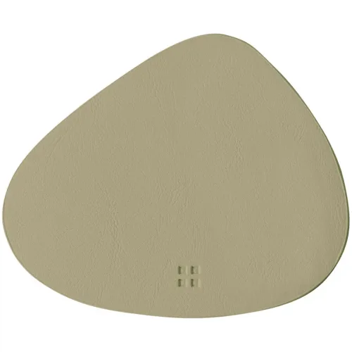 Untersetzer Ambiente Grün Vinyl 11.5 cm - Farbe: olive - Material: PVC - Untersetzer