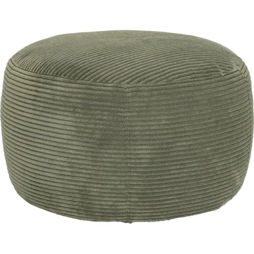 Hocker Ava Hocker Grün Stoff 60 cm 40 cm - Hocker