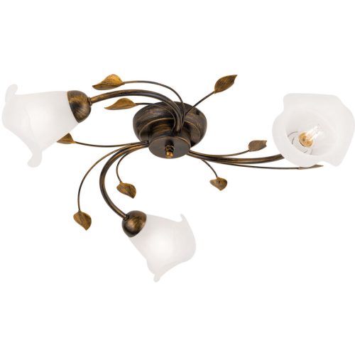 Deckenlampe Sisi Stahl 60 cm 60 cm - Farbe: Antik - Deckenlampe