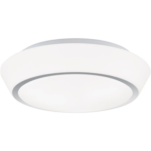 Deckenlampe Tena Grau Stahl 38 cm 38 cm - Farbe: chrom - Deckenlampe