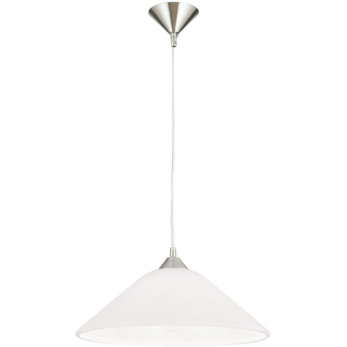 Pendellampe Grado Grau Stahl 40 cm 40 cm - Farbe: Nickel satiniert - Pendellampe
