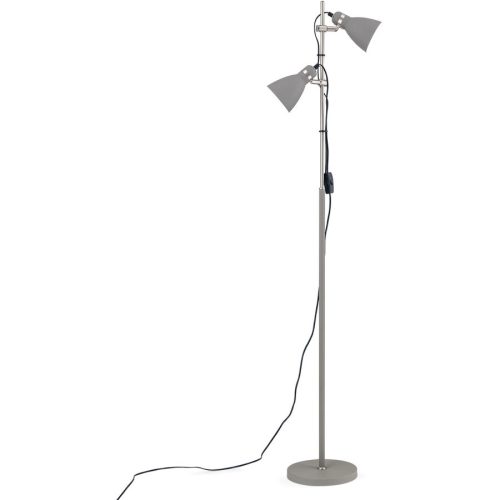 Stehlampe School Grau Stahl 36 cm - Stehlampe
