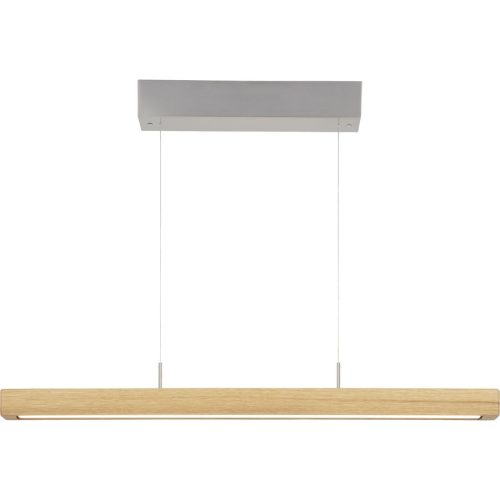 HERZBLUT Pendellampe Leonora Braun/Grau Metall/Holz 85 cm 160 cm - Farbe: grau/braun - LED - Lichtfarbe: Extra warmweiss - Helles Neutralweiss -
