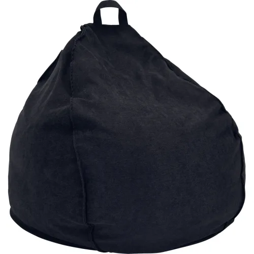 LIVIQUE, Sitzsack Fanny Schwarz Polyester 90 cm - Sitzsack