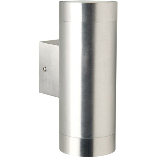 NORDLUX Wandlampe aussen Tin Silber Metall 7.6 cm 19 cm - Wandlampe aussen