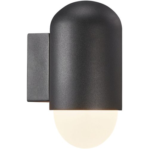 NORDLUX Wandlampe aussen Heka Schwarz Aluminium 10.6 cm 21.6 cm - Wandlampe aussen