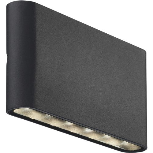 Nordlux, Nordlux Kinver 84181003 LED-Außenwandleuchte LED LED fest eingebaut 6 W Schwarz
