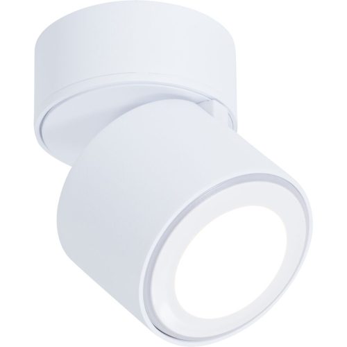 Spot Derby Weiss Metall 8.7 cm 10.9 cm - LED - Lichtfarbe: Warmweiss - Spot- LED Energiesparlampe