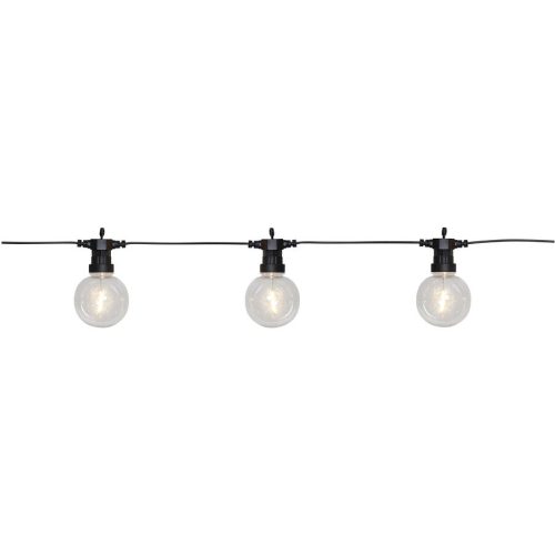Lichterkette Big Circus Kunststoff 450 cm - Farbe: Schwarz - LED - Lichtfarbe: Warmweiss - Lichterkette- LED Energiesparlampe