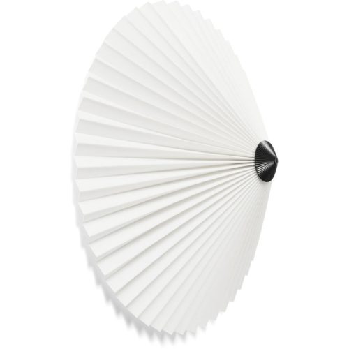 Designer-Deckenlampe HAY Matin Flush Mount 380 E14 D 38 cm - Farbe: Weiss - Material: Baumwolle - Designer-Deckenlampe