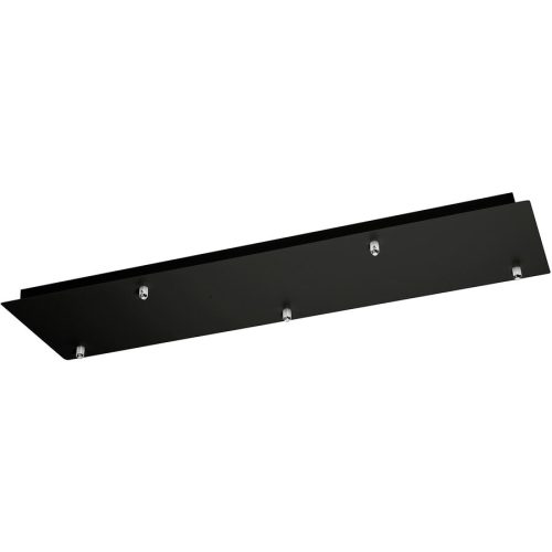 Giberti Luce Baldachin Rosone Schwarz Metall 25 cm - Baldachin
