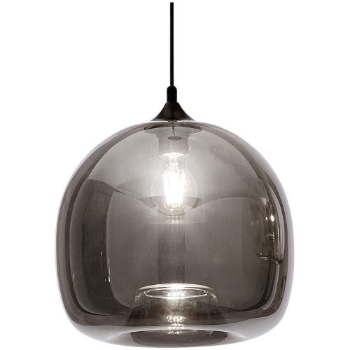 Giberti Luce Pendellampe Elisa L Grau Glas 23 cm 21 cm - Pendellampe