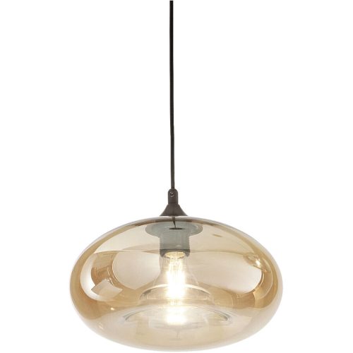 Giberti Luce Pendellampe Anna Gelb Glas 27 cm 14 cm - Farbe: amber - Pendellampe