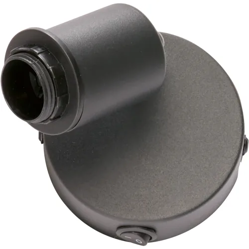 LIVIQUE, Spot Nero M6 Schwarz Metall 8 cm 8 cm - Spot