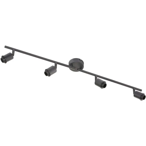 LIVIQUE, Spot Nero M6 Schwarz Metall 8 cm 13 cm - Spot