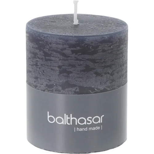 Balthasar, Balthasar - Zylinderkerze, 70X80MM, Grau